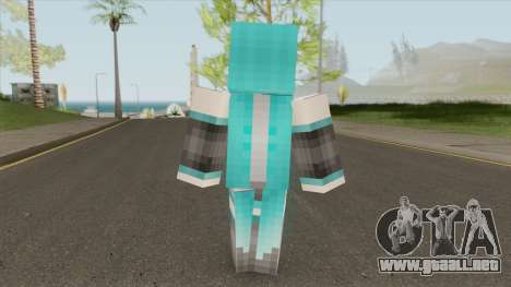 Hatsune Miku (Minecraft) para GTA San Andreas