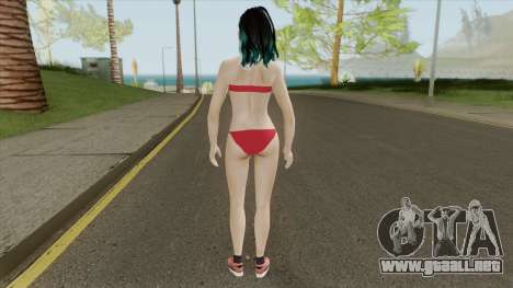 Samantha Red Bikini para GTA San Andreas