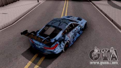 BMW M8 GTE Itasha Ayanami para GTA San Andreas