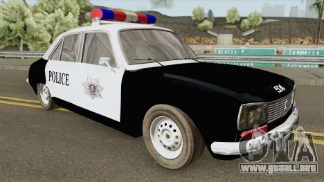 Peugeot 504 Police para GTA San Andreas