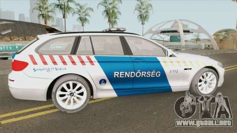 BMW 530d Magyar Rendorseg para GTA San Andreas