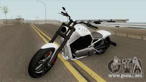 Western Motorcycle Nightblade GTA V (Custom) para GTA San Andreas