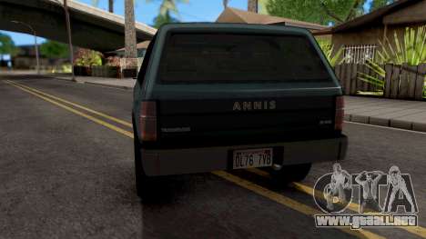 Annis Trailwilder 1992 para GTA San Andreas