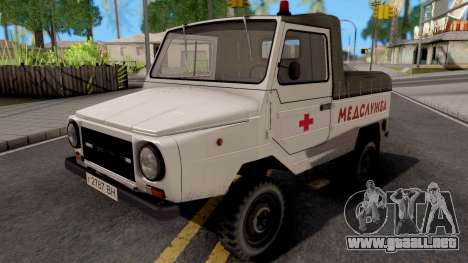 LuAZ-2403 Servicio De Ambulancia para GTA San Andreas