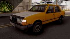 Volvo 460 Yellow Stock para GTA San Andreas