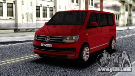 Volkswagen Caravelle Red para GTA San Andreas