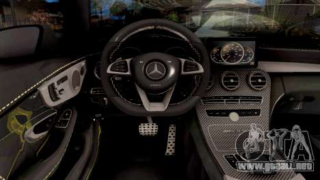 Mercedes-Benz C63S Coupe para GTA San Andreas