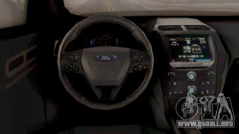 Ford Explorer 2016 SFPD para GTA San Andreas