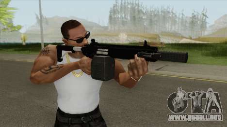 Carbine Rifle GTA V V1 (Silenced, Flashlight) para GTA San Andreas