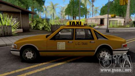 Taxi GTA III Xbox para GTA San Andreas