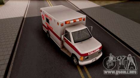 Ambulance GTA III Xbox para GTA San Andreas