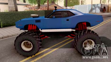 Plymouth Hemi Cuda Monster Truck 1971 para GTA San Andreas