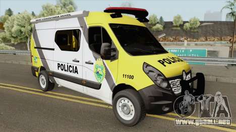 Renault Master 2017 (Policia Militar Do Parana) para GTA San Andreas