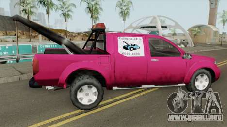 Nissan Frontier TowTruck (SA Style) para GTA San Andreas