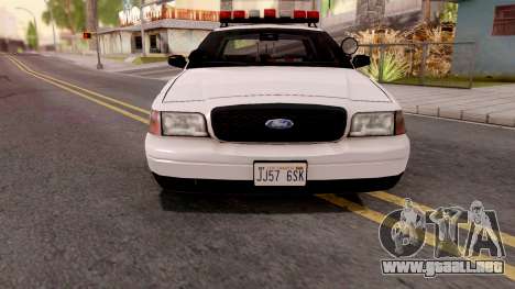 Ford Crown Victoria NOOSE Cruiser SA Style para GTA San Andreas