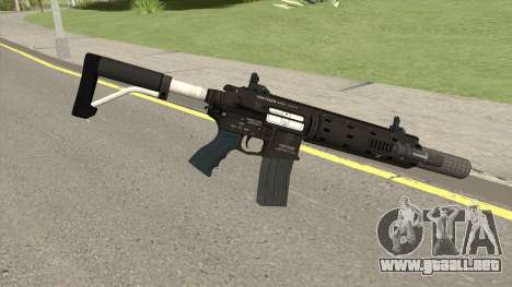 Carbine Rifle GTA V V2 (Silenced, Flashlight) para GTA San Andreas