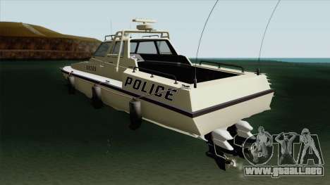 Police Predator GTA V para GTA San Andreas