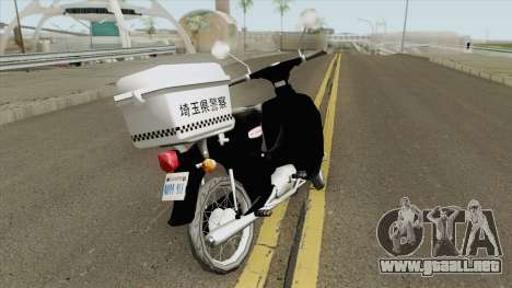Honda Super Cub Police Version A para GTA San Andreas