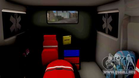 Fiat Ducato Ambulancia de Proteccion Civil para GTA San Andreas