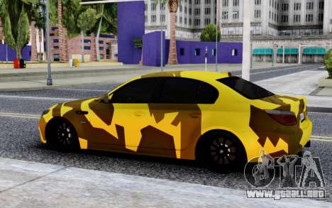 BMW M5 E60 Camo para GTA San Andreas