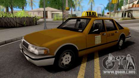 Taxi GTA III Xbox para GTA San Andreas