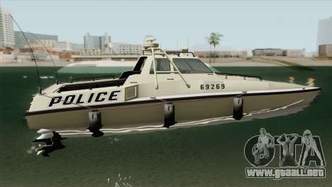 Police Predator GTA V para GTA San Andreas