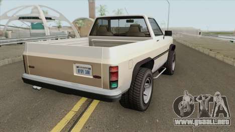 Declasse Rancher GTA IV para GTA San Andreas