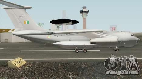 Phalcon AWACS Indian Air Force para GTA San Andreas
