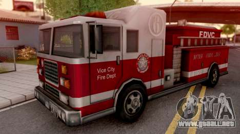 Firetruck from GTA VC para GTA San Andreas