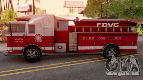 Firetruck from GTA VC para GTA San Andreas