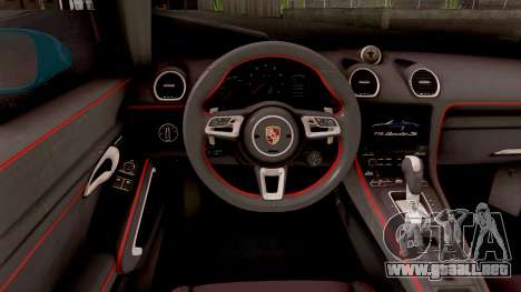 Porsche 718 Boxster S 2016 para GTA San Andreas