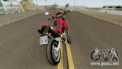 Yamaha XT600 para GTA San Andreas