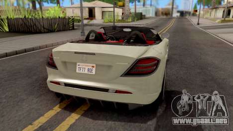 Mercedes-Benz SLR Roadster para GTA San Andreas