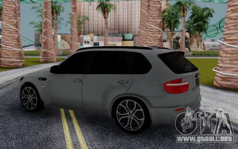 BMW X5M E70 with M5 E60 face para GTA San Andreas