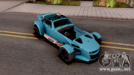 Donkervoort D8 GTO para GTA San Andreas