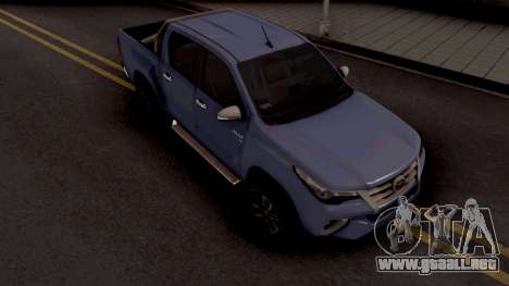 Toyota Hilux Front Fortuner 2018 para GTA San Andreas