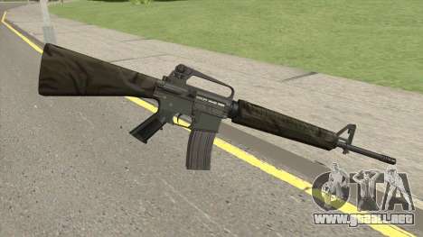 M16A2 Partial Jungle Camo (Stock Mag) para GTA San Andreas