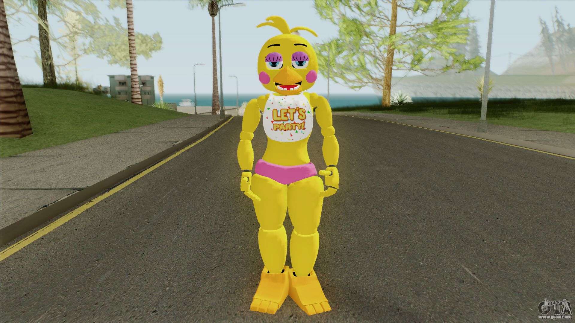 Toy Chica (FNaF) para GTA San Andreas