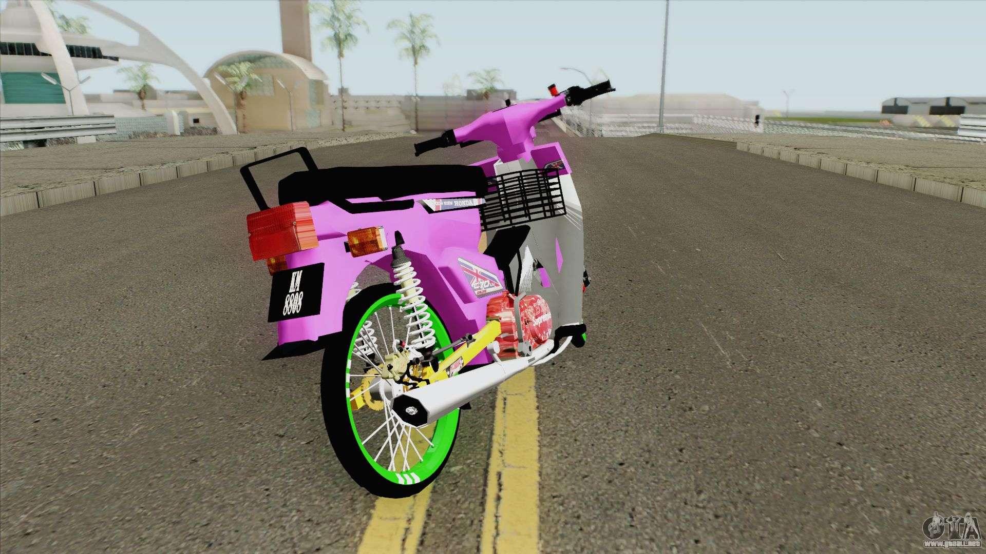 Honda C70 GBO J Alloy Godzilla para GTA San Andreas