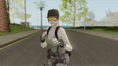 Jill Valentine Army Outfit From Resident Evil para GTA San Andreas