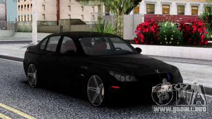 BMW Black M5 E60 para GTA San Andreas