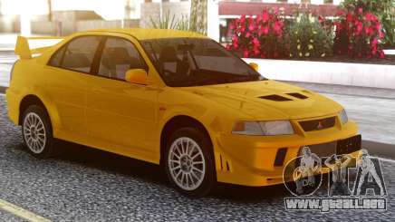 Mitsubishi Lancer Evolution VI Yellow para GTA San Andreas