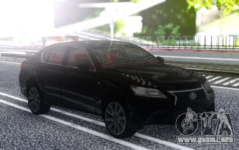 Lexus GS350F 2013 para GTA San Andreas