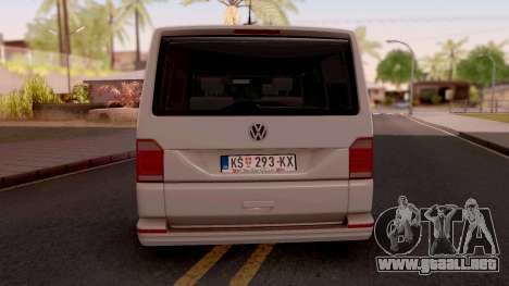 Volkswagen Transporter T6 2018 para GTA San Andreas