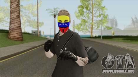 Piel Anonymous Venezuela para GTA San Andreas