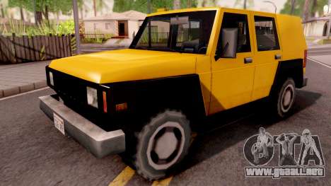 SUV Bulldog para GTA San Andreas