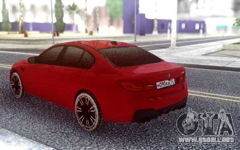 BMW M5 F90 Red Snow para GTA San Andreas