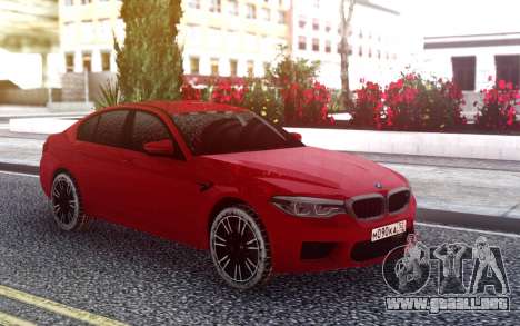 BMW M5 F90 Red Snow para GTA San Andreas