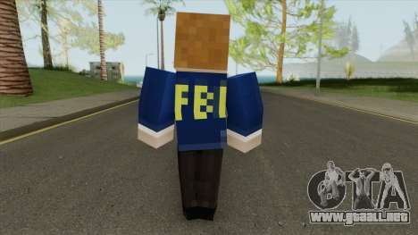 FBI Minecraft Skin para GTA San Andreas