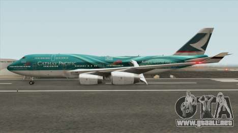 Boeing 747-400 RR RB211 (Cathay Pacific Livery) para GTA San Andreas
